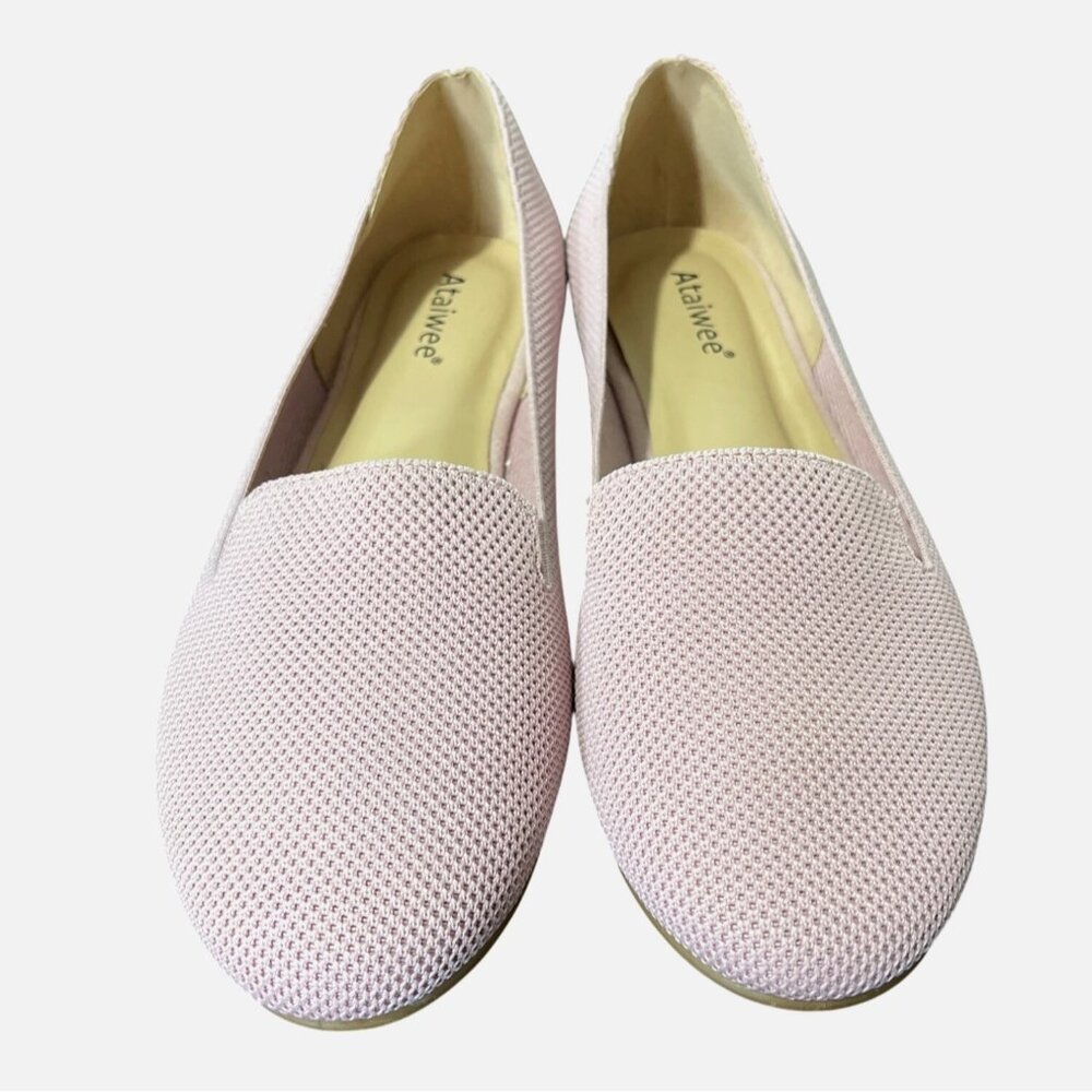 Ataiwee Womens Slip-On Flats Pink Comfort Size 8 - Picture 9 of 9